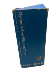 Telefunken TD 21 Dynamic Microphone Rare w/ Original Box Made in West Germany