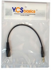 Compact 3.5mm TRRS Female to TRS Male Adapter – Perfect for Headphone Extensions