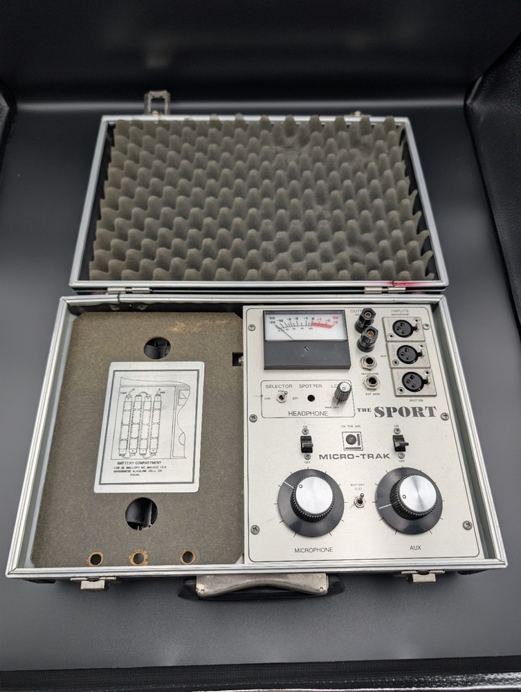 Micro-Trak The Sport Vintage Broadcast Audio Remote Mixer Untested As Is