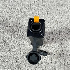 2PCS RJ45 Tactical Cat5 Ethernet EtherCon Coupler IP65 Barrel Female Coupler 6A