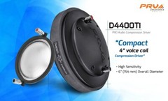 1x PRV Audio D4400Ti 2″ Exit Titanium Compression Driver 8 Ohms 400 Watts