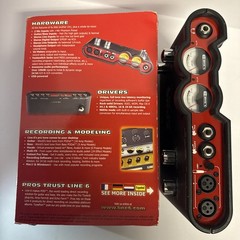 Line 6 TonePort UX2 USB Interface 6×2 Guitar Mic Vocal XLR Pre Amp Phantom Power