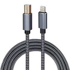 Lightning to MIDI Cable USB OTG Type B Cable for Select iPhone, iPad Models f…