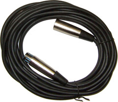 MLC Lowz XLR Male to XLR Female Microphone Cable, 20 Feet