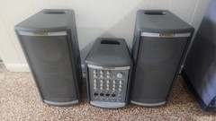 Kustom Profile System One KPS PM100T Powered PA Mixer Speakers Carrying Case