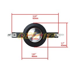 1X For Truth B2031A,B2031P Tweeter X71-60250-00046 AFT Titanium Diaphragm