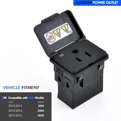 115V Power Outlet Inverter Compatible with Dodge Ram 1500/2500/3500/4500/5500