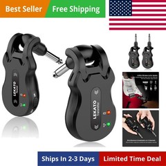 Wireless Guitar System 5.8 Wireless Guitar Transmitter Receiver Rechargeable …