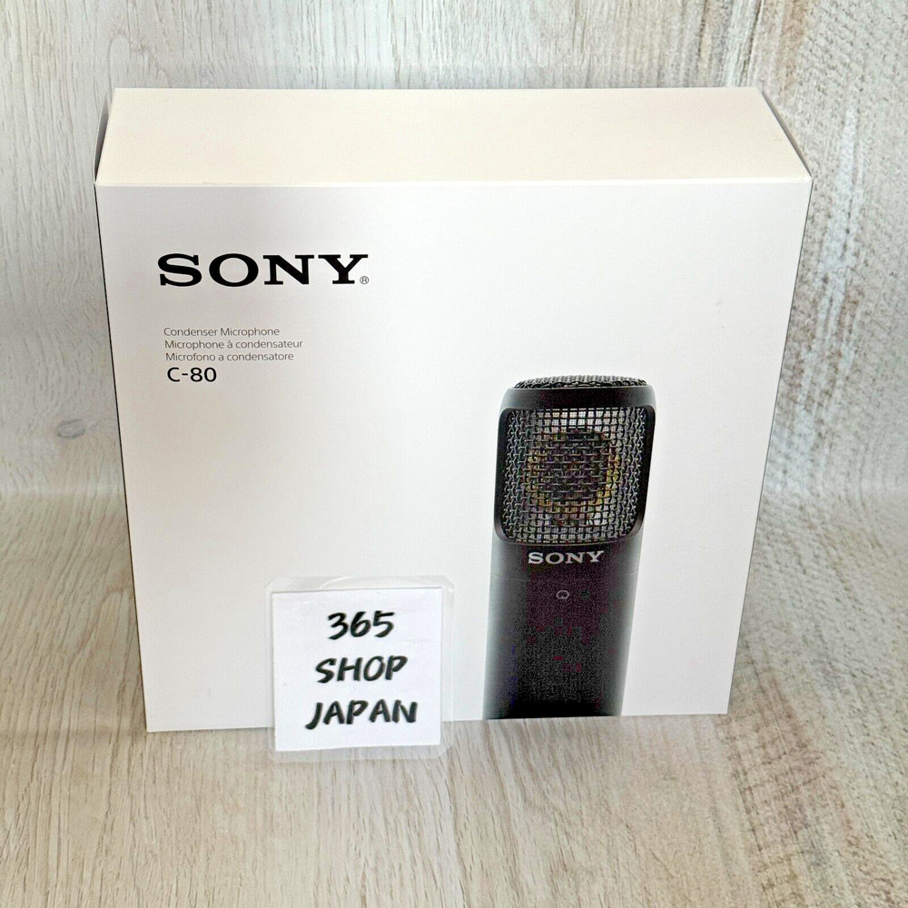 SONY C-80 Condenser Microphone w/Case Fast Shipping FedEx DHL New