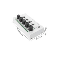 4 Channel Audio Mixing Console Portable for Home Recording and Live Streaming