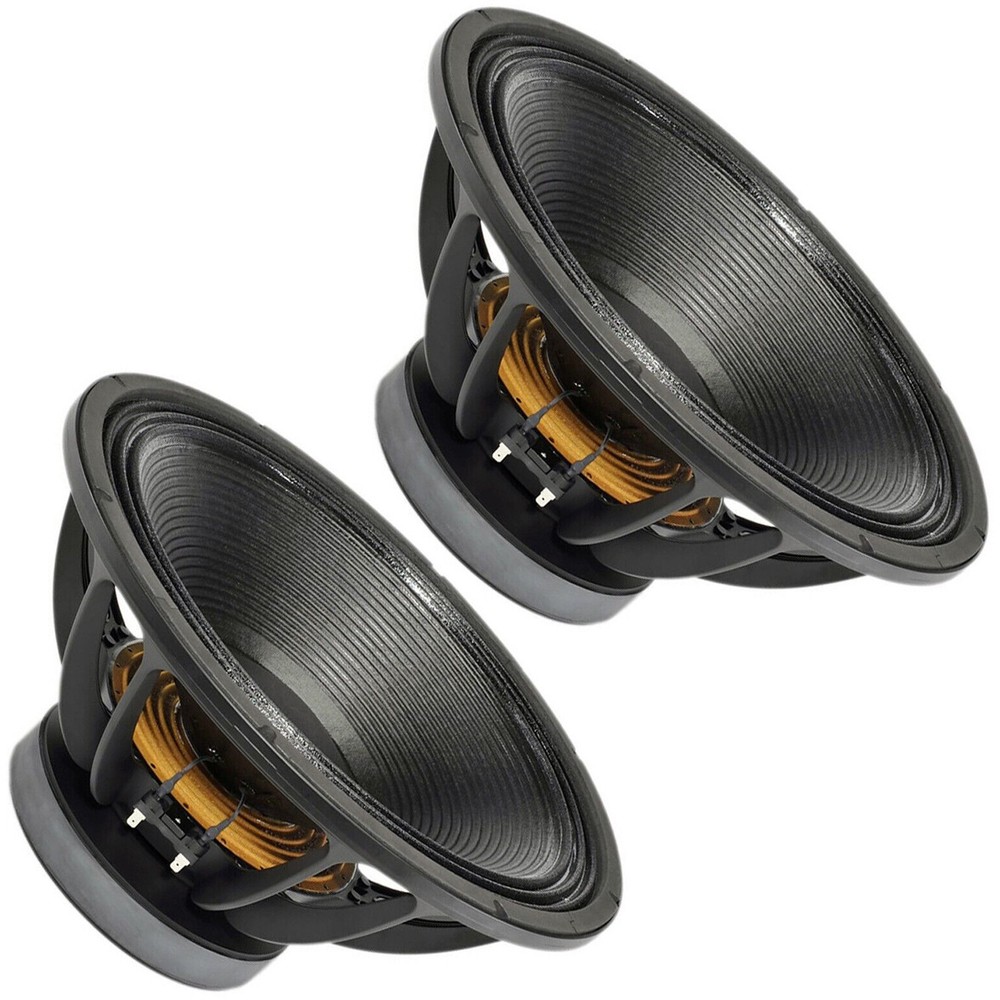 2x B&C 18TBW100-4 18″ Professional Subwoofer 3000W 4Ohm High Power Car Audio Sub