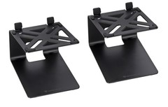 Pair Rockville SR4 Speaker Riser Stands For 4″ Desktop Speakers or Monitors