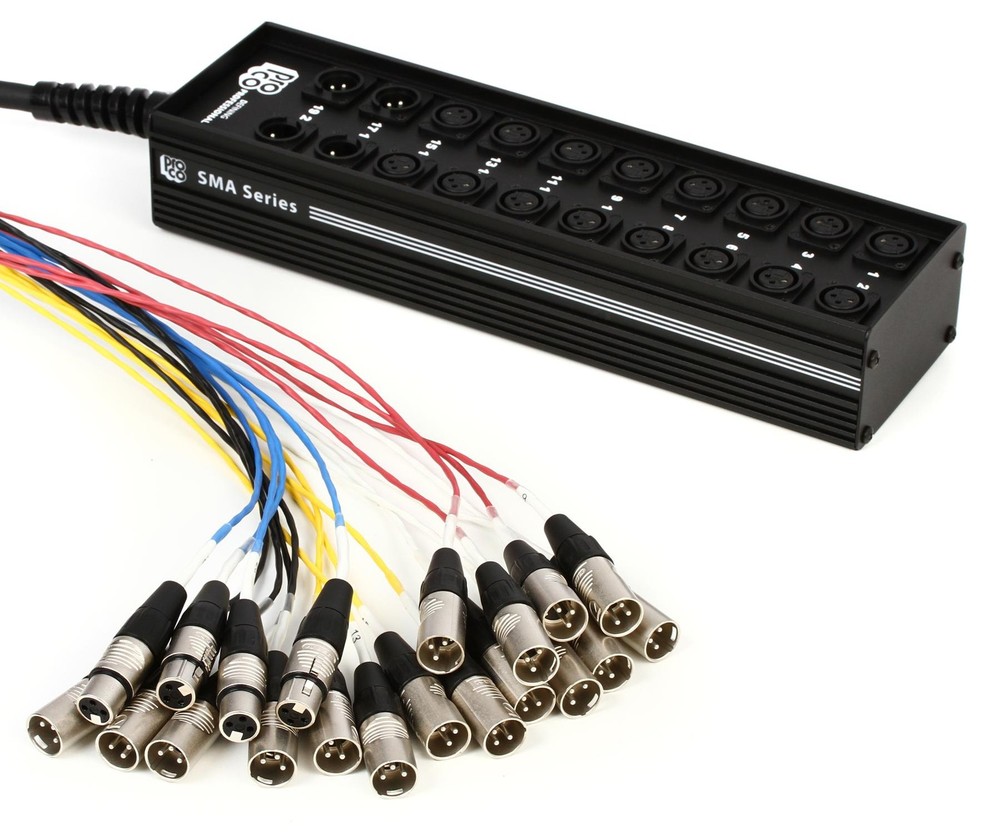 Pro Co SMA1604FBX-25 StageMaster 16×4 Stage Snake with XLR Returns – 25′