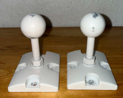 Pair Of JBL 179-00002-00 179-00002-01 Ball Mounts for Control 25 and 28 Speakers