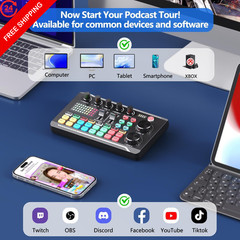 Professional Audio Mixer, SINWE Live Sound Card and F998 SOUND CARD