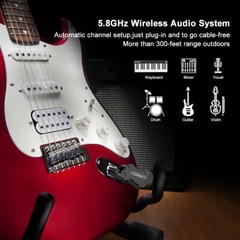 Wireless Guitar Transmitter Receiver Bass Digital 2.4Ghz/5.8GHz 2.4G UHF NEW