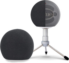 Pop Filter for Blue Snowball – Professional Snowball Ice Mic Foam Wind Cover Win
