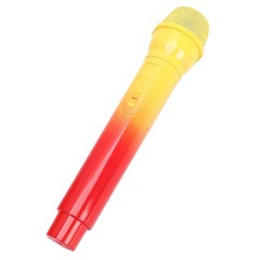 Microphone Gradient Color Lightweight Plastic Mic Prop For Speech