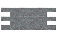 Polyester Acoustic Planks (24pk) Decorative 3D Wall Art Sound Absorbing 3 Colors