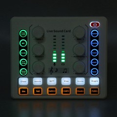 Live Sound Card Multiple Effects Voice Changer For Streaming/KTV