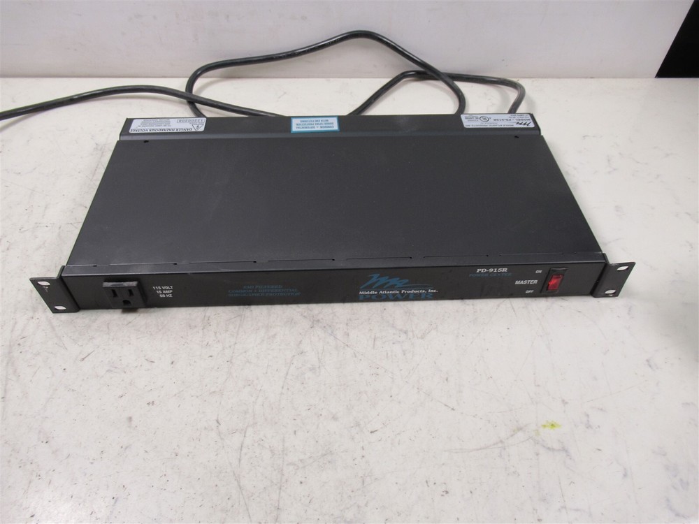 Middle Atlantic Products PD-915R 9 Outlet Power Strip Rack Mount Power Supply