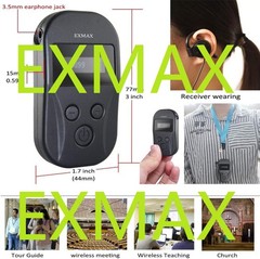 EXMAX EXD-101 2.4G Wireless Tour Guide Monitoring System for Translation Trip