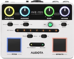 AVE-100 Vocal Effects Processor with Auto Pitch Correction/Harmony/Echo/Rever…