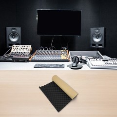 Acoustic Foam Insulation Wall Car Studio Sound-proof Dampening Pad 100*50cm