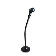 Gooseneck Podium Microphone Mount Stand, 13 inch Flexible Arm with Weighted