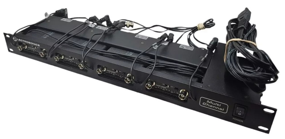 (LOT OF 4) Lectrosonics UCR 195D Compact UHF Receiver w/ UMC195D Multi Channel
