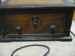 Antique Vacuum Tube Radio Receiver B31493 With Speaker Vintage Am/fm Classic