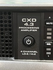 QSC CXD 4.3Q 4 Channel Network Processing Amplifier
