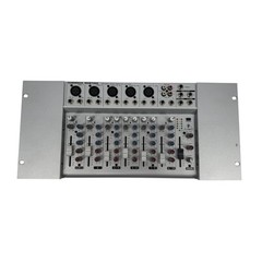 Behringer Eurorack MXB1002 10-Channel Battery Powered Mic Line Mixer Silver
