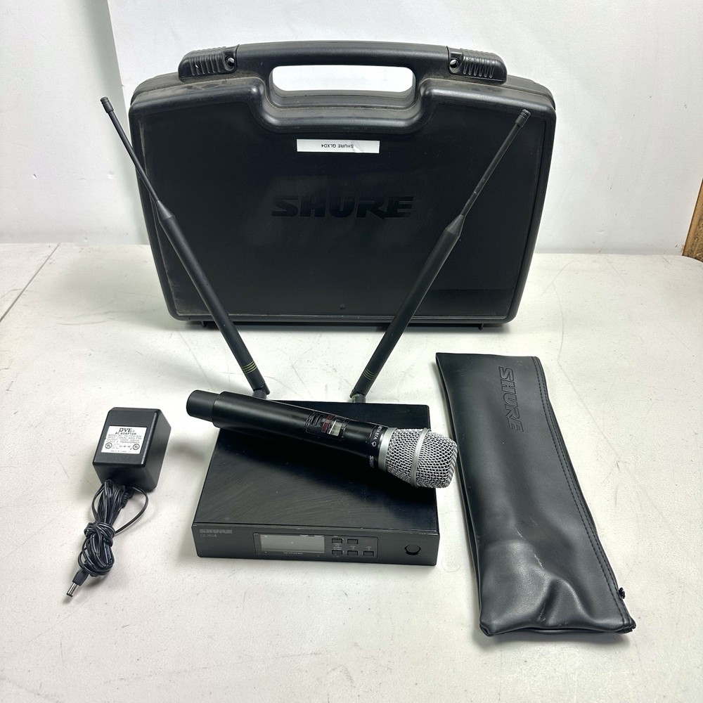 Shure QLXD4/B87A Digital Wireless Handheld Microphone System – V50 Band TESTED