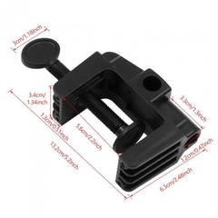 Adjustable C-Clamp Plastic Table Mounting Clamp Holder Stand Replacement