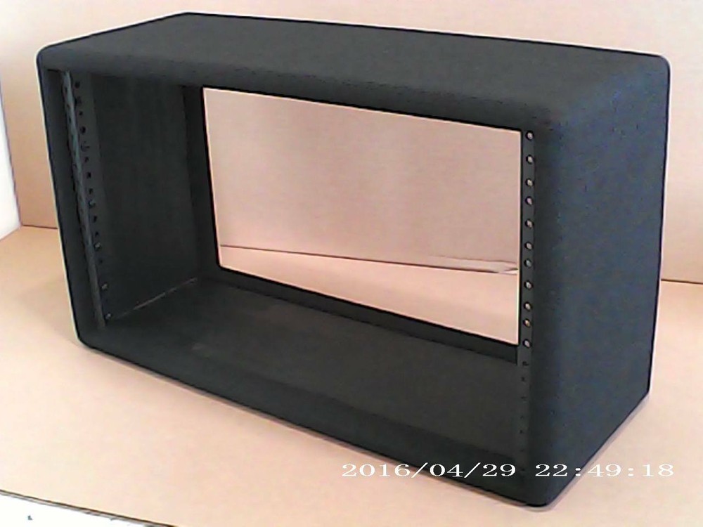 Pearson 6 space simple rack black…… super short, only 8″ deep !