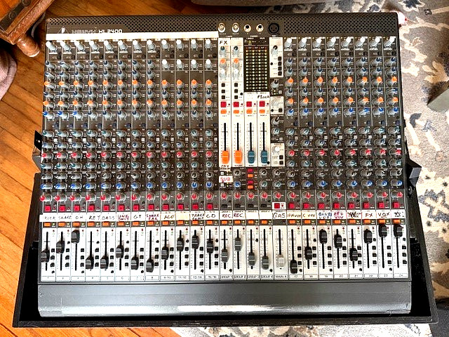 Behringer XENYX XL2400 24 Input 4 Bus Live Mixer Mounted In 1/2 Case Removable