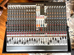 Behringer XENYX XL2400 24 Input 4 Bus Live Mixer Mounted In 1/2 Case Removable
