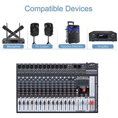 Berlingtone BR-166MX, Professional 16 – Channel Bluetooth Studio Audio Mixer