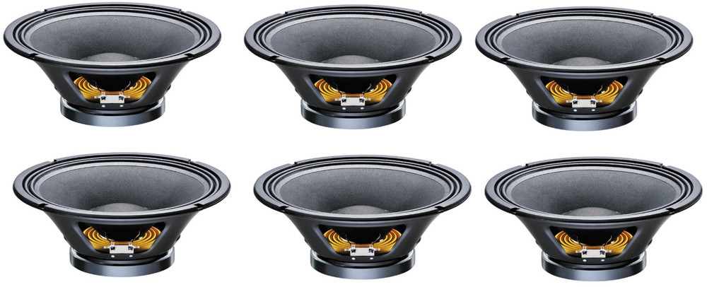 6x Celestion TF1230 12″ pressed steel chassis, ferrite magnet bass/mid driver 8Ω