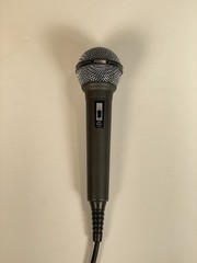 Fostex M-2 Moving Coil Unidirectional Microphone w/ 20ft Cord 600 Ohm Japan 80’s