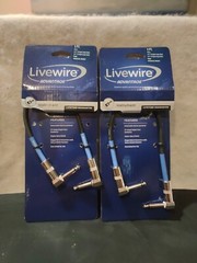 Livewire Advantage 12″ Inch 1 Ft. Instrument Cable X 2