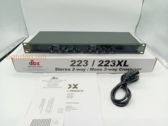 DBX 223XL with XLR Connectors Crossover Stereo 2-Way/Mono 3-Way 110V 50/60Hz NEW