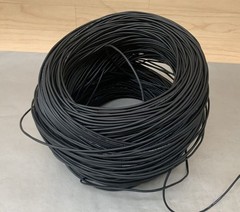 LWC 22-2C-PSH-BLK 1000FT 22AWG Black 2 Conductor Shielded Cable