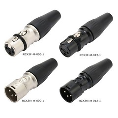 XLR Cannon Microphone Audio Connector Balanced Plug 3Pin Male Female Plug Socket