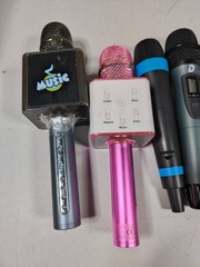 LOT OF 10 Various Brands & Models Microphone Used Working