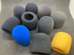 UNBRANDED Wind Screens, Large Spherical 1 5/8″. Open Box. Audio. Lot of 10