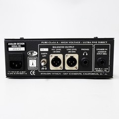 AVALON DESIGN U5 High Voltage DI Preamp Direct Box Silver Dynamic Sound JAPAN