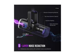 FIFINE AM8S Gaming Microphone with Adjustable Stand, Height Adjustable