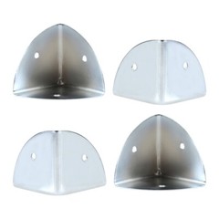 4Pcs Corners Protector 38MM for Air&Tool Box Furniture Shelf Bracket Braces Edge